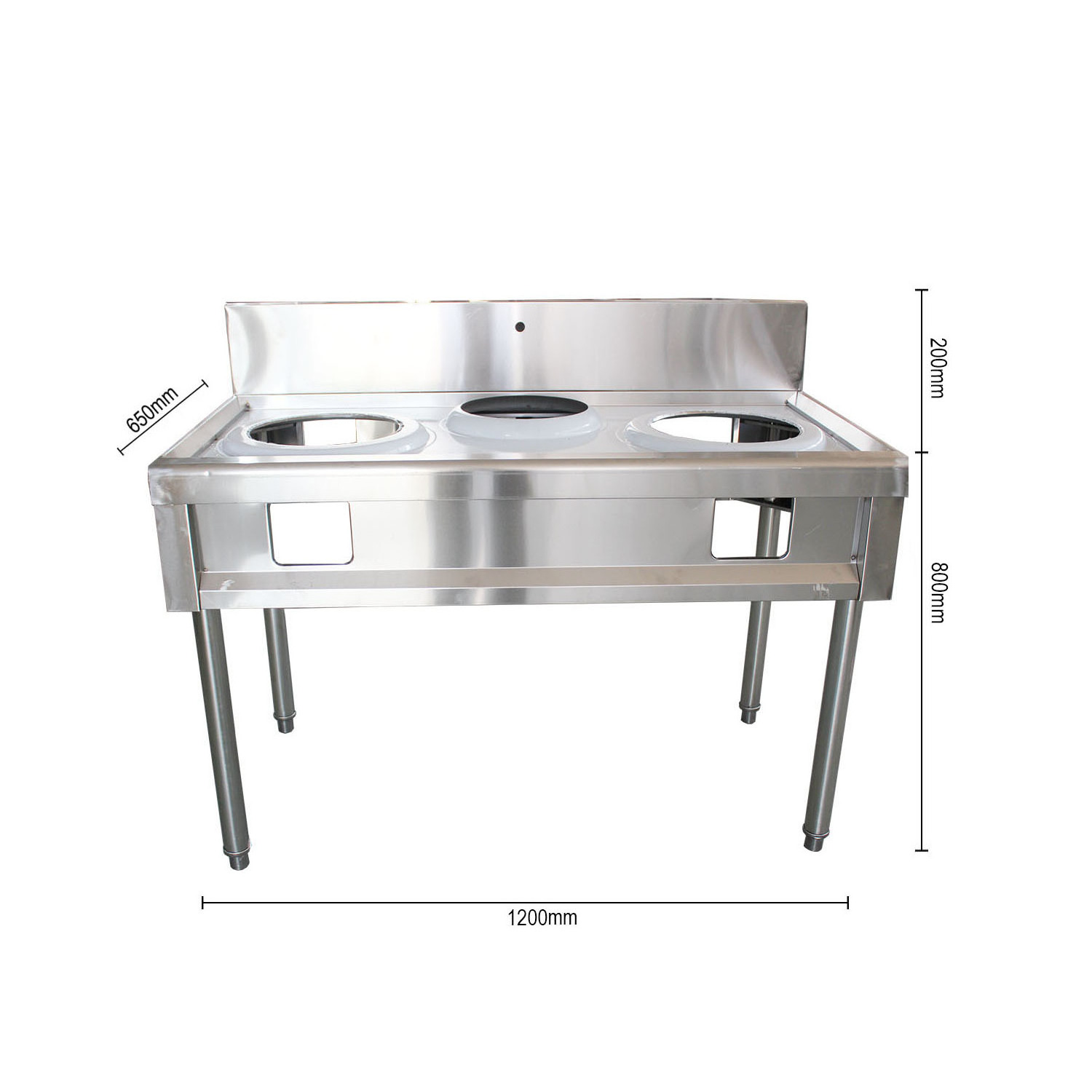 victory kitchen Stainless steel two burners Kwali   Range