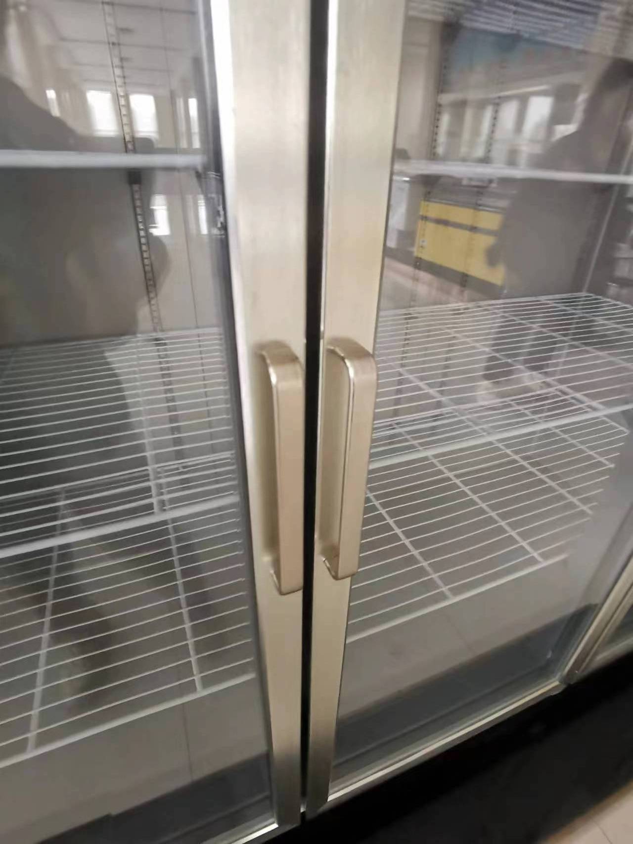 Stainless steel commercial refrigerator freezer