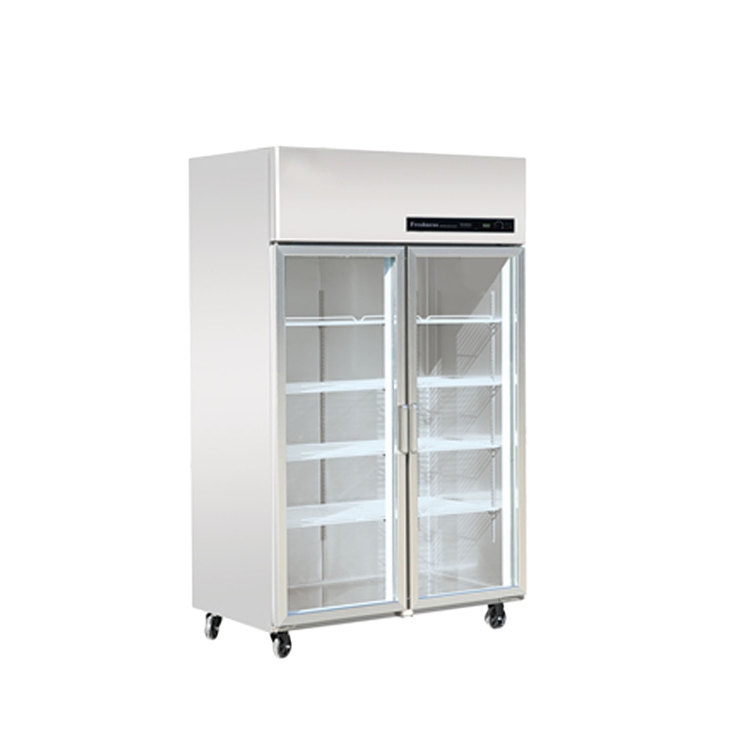 Stainless steel commercial glass door refrigerator