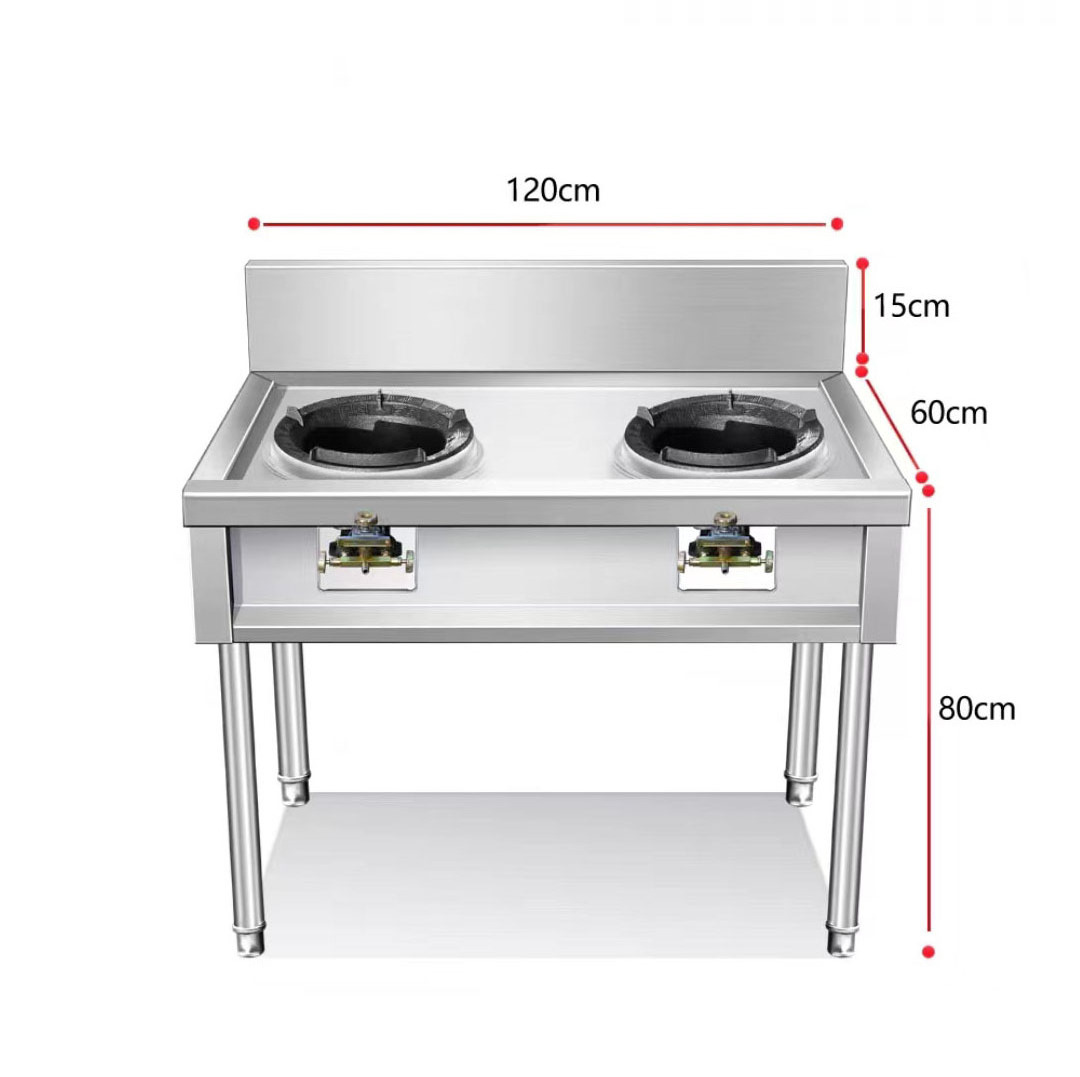 SS high quality and factory price one burner/two burners/three burners Kwali stovetop Range