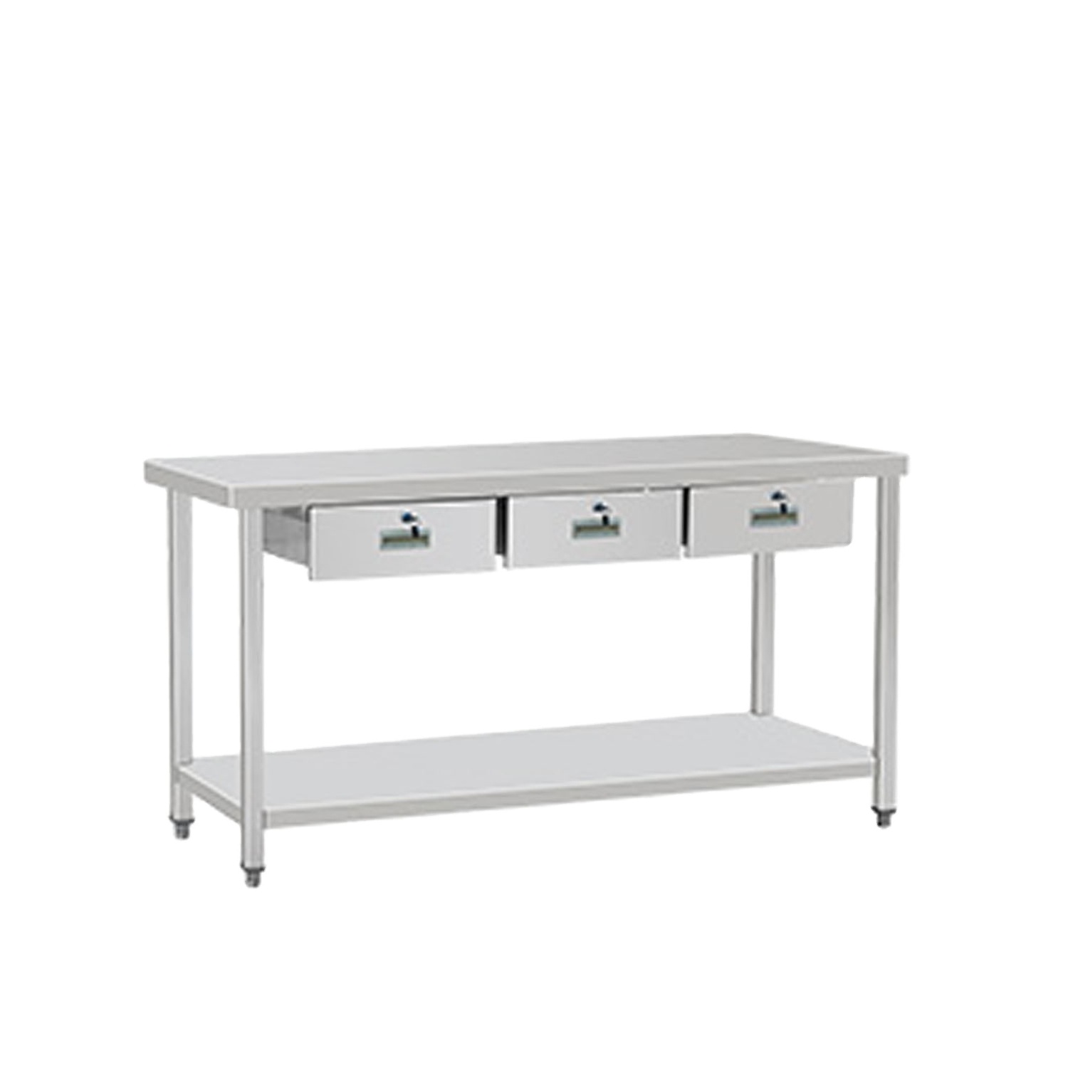 Direct supply from China SUS workbench with drawer cabinet for kitchen