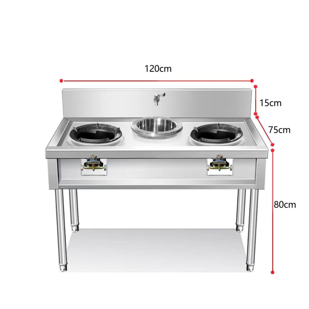 SS high quality and factory price one burner/two burners/three burners Kwali stovetop Range