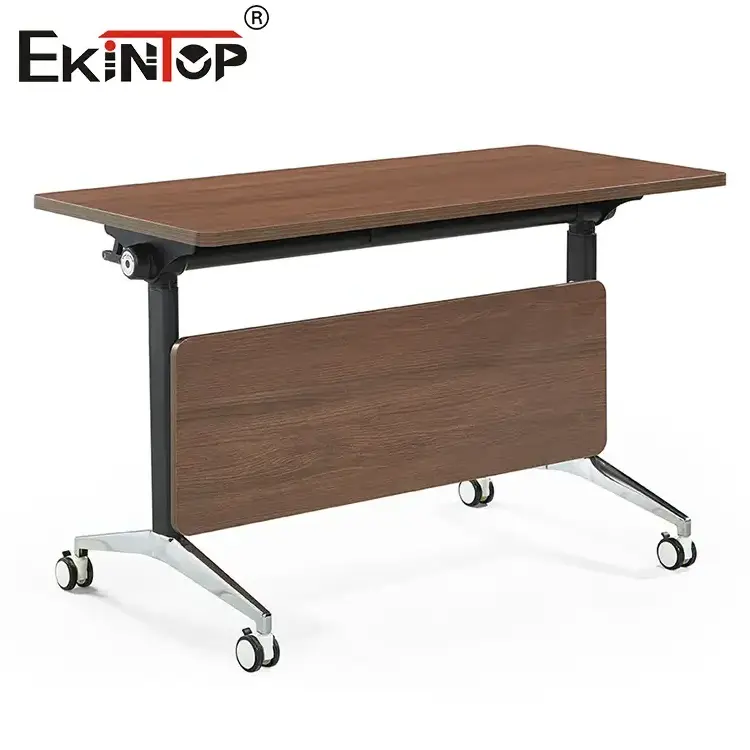 sinonis Office Furniture Training Room Mobile Foldable Conference Double Training Table with Caster