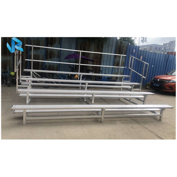 4 Rows Outdoor Football Stadium Used  Aluminum Bleachers For Sale