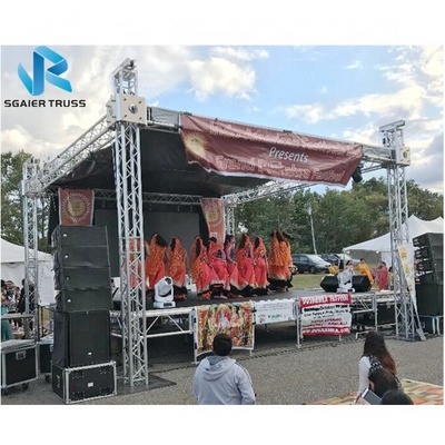 stage truss types/outdoor stage canopy/square 290mm spigot truss