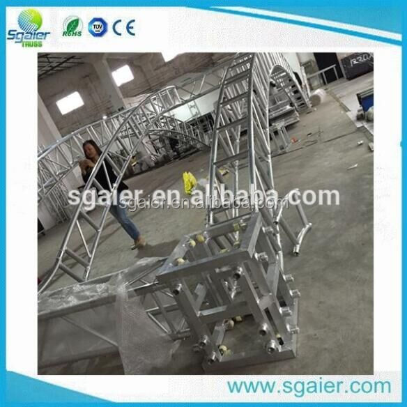 aluminum arc roof truss design for covering stage