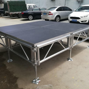 Assemble portable movable mobile stage university stage