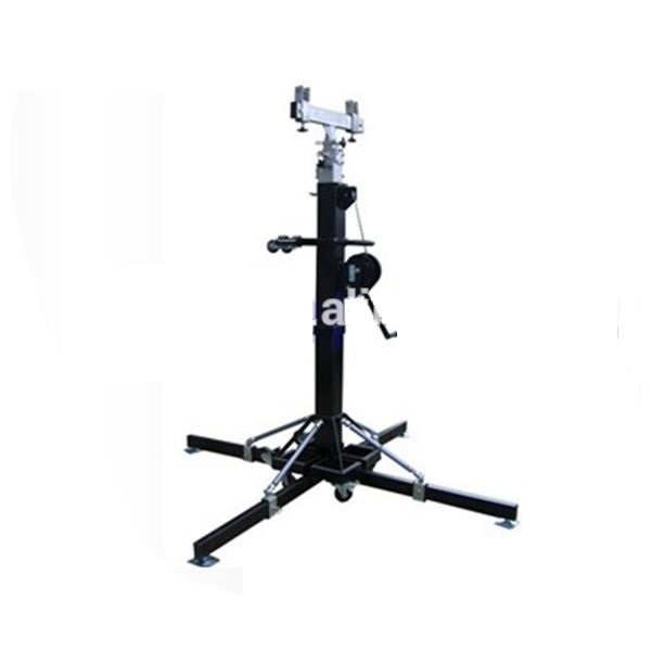 Portable heavy duty crank stand truss lighting lift tower