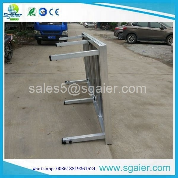 stage deck in aluminum/ easy assembling stage with 6 legs