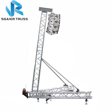 Aluminum Line Array Speaker Tower Truss for Sound System