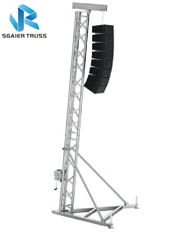 Aluminum Line Array Speaker Tower Truss for Sound System