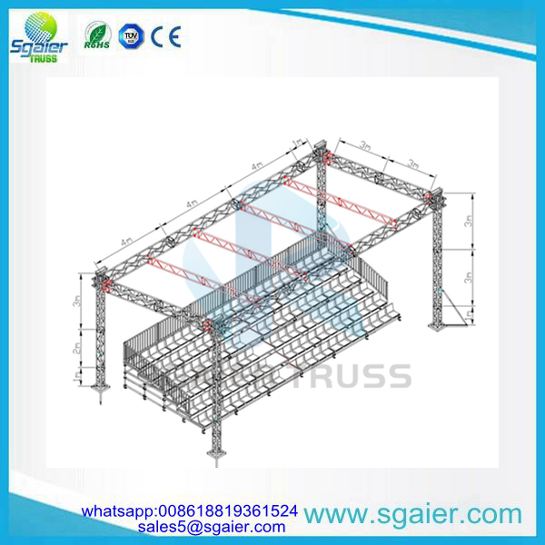 retractable gym bleachers portable grandstands for sale