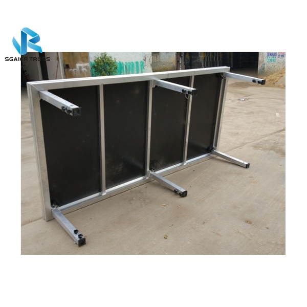 stage deck in aluminum/ easy assembling stage with 6 legs