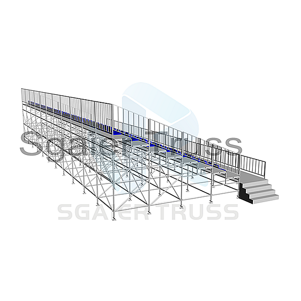 retractable gym bleachers portable grandstands for sale