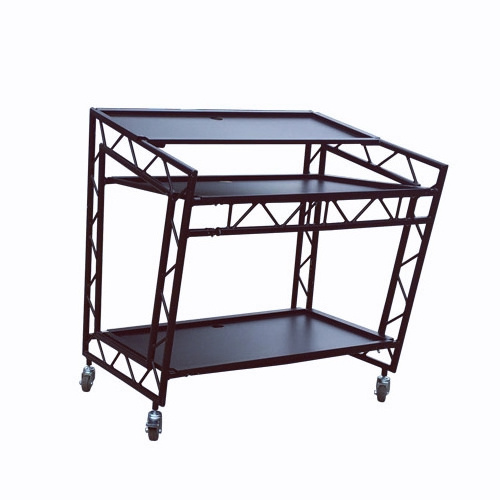 Factory price buy Double folding truss Aluminum Stand Booth DJ event truss Table with lights