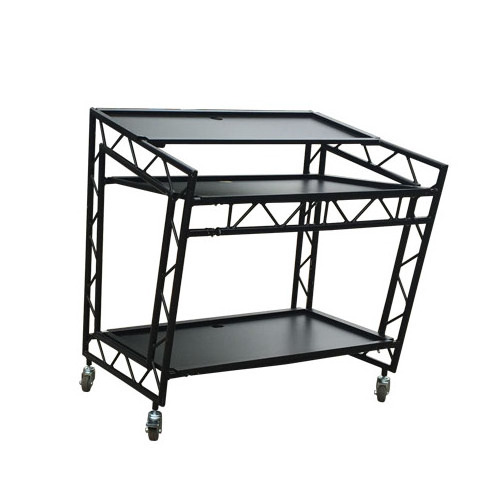 Factory price buy Double folding truss Aluminum Stand Booth DJ event truss Table with lights