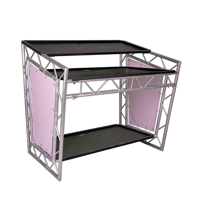 Aluminum Double Folding Bar Truss Event Show Display DJ equipment Table