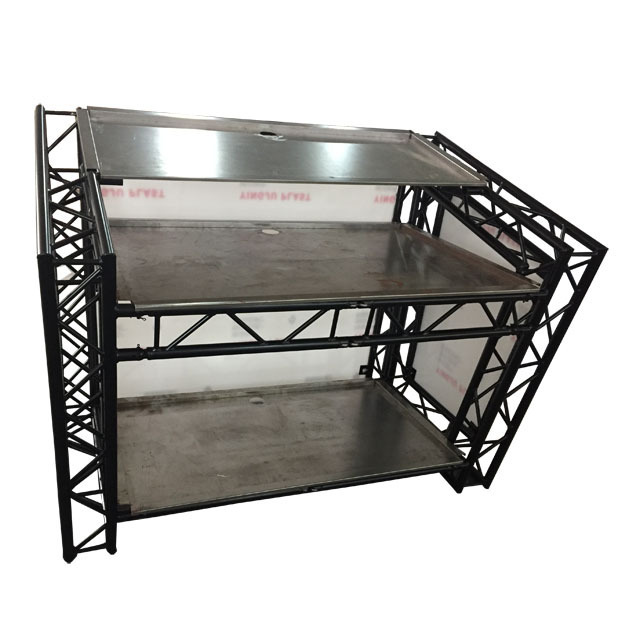 Factory price Double portable folding Aluminum Stand led DJ truss deck Table for sale