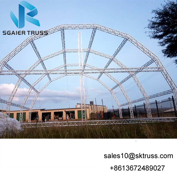 Factory Wholesale curved roof truss joist / greenhouse steel roof truss On sale