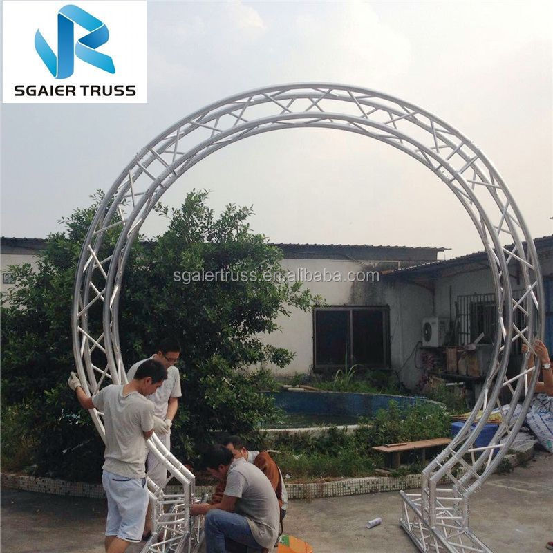 200*200mm Aluminum Frame Wedding Stage mini Truss material 1m section