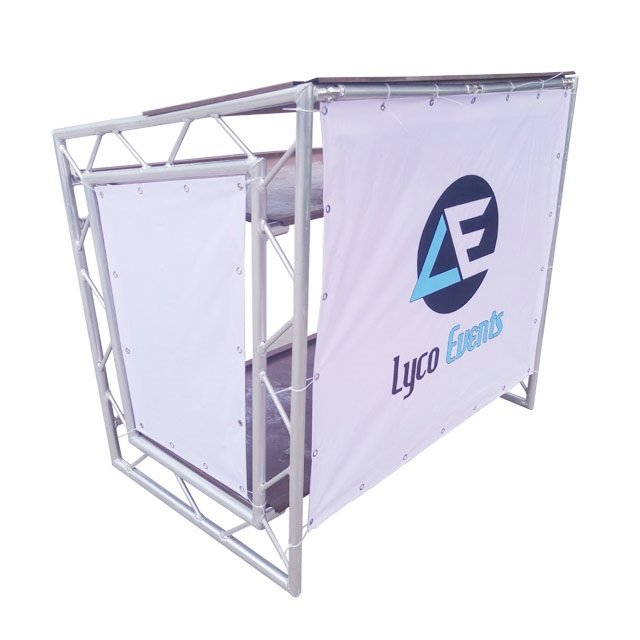 Aluminum Double Folding Bar Truss Event Show Display DJ equipment Table