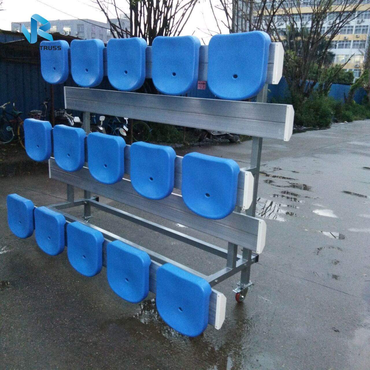 Cheap price used grandstand seats temporary tribune portable stadium stand for sale