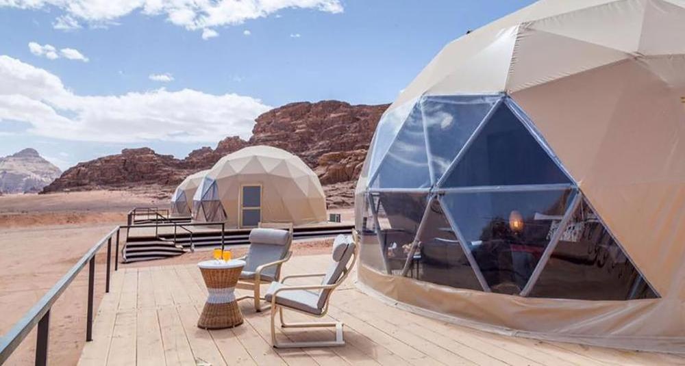 Special Design Hotel Camping Prefab Tents Resort Waterproof Glamping Geodesic Dome House Tent