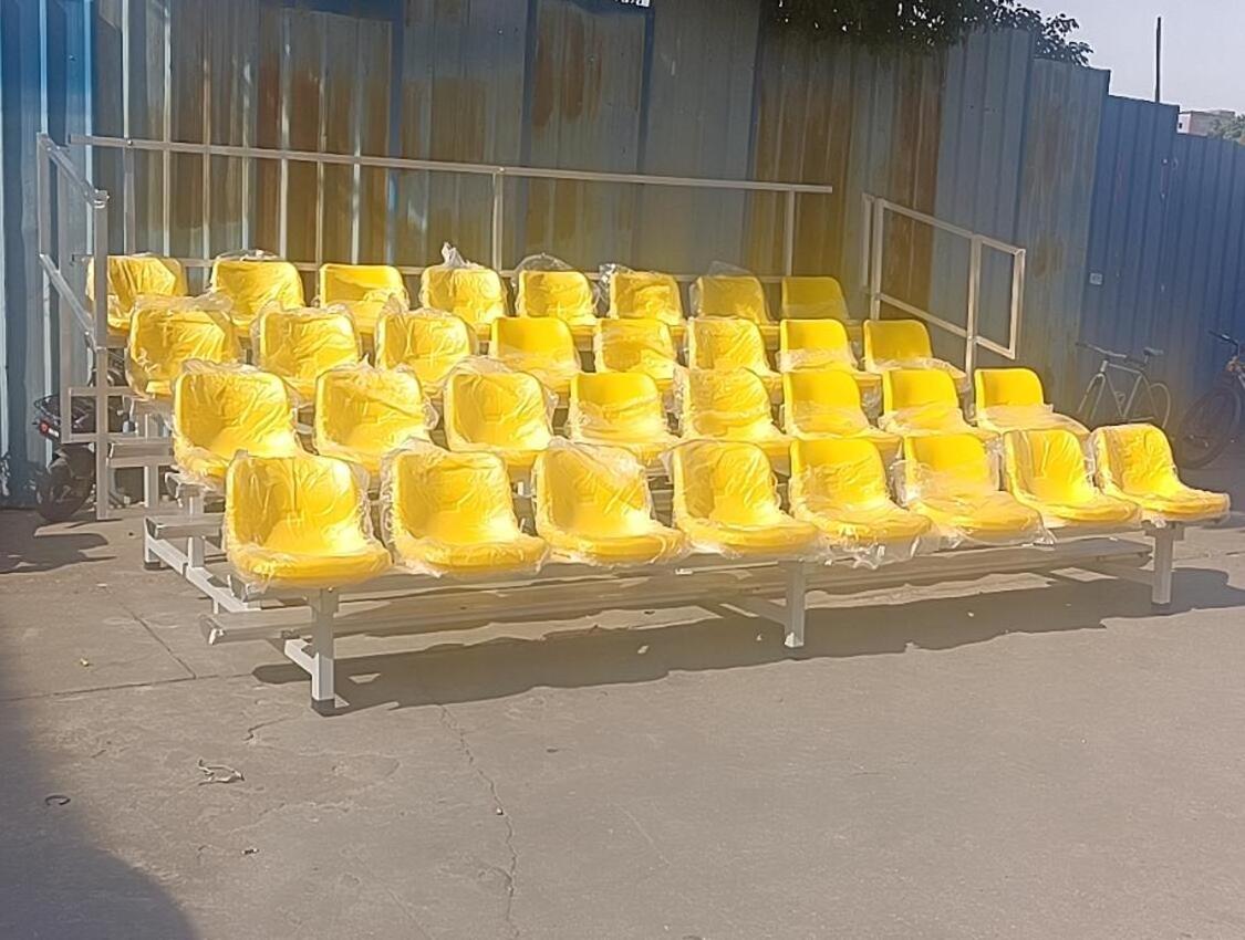 Hot sale stadium back bleacher seat aluminium portable bleacher chair