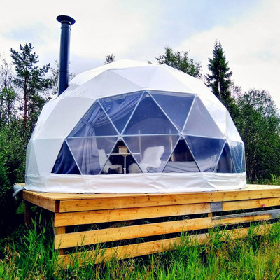 Special Design Hotel Camping Prefab Tents Resort Waterproof Glamping Geodesic Dome House Tent