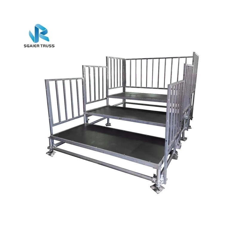 Metal Aluminum Basketball Court Bleachers Seating