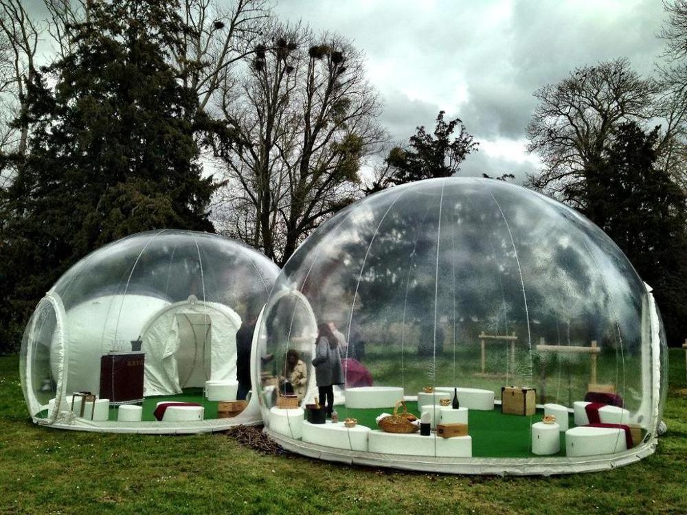 transparent igloo inflatable transparent bubble tent/igloo inflatable clear tent