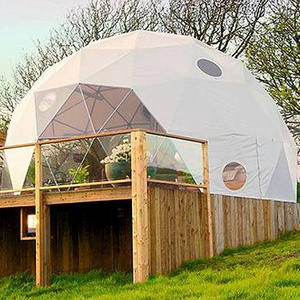 backyard 4m 5m transparent dome tent for outdoor restaurant dining room