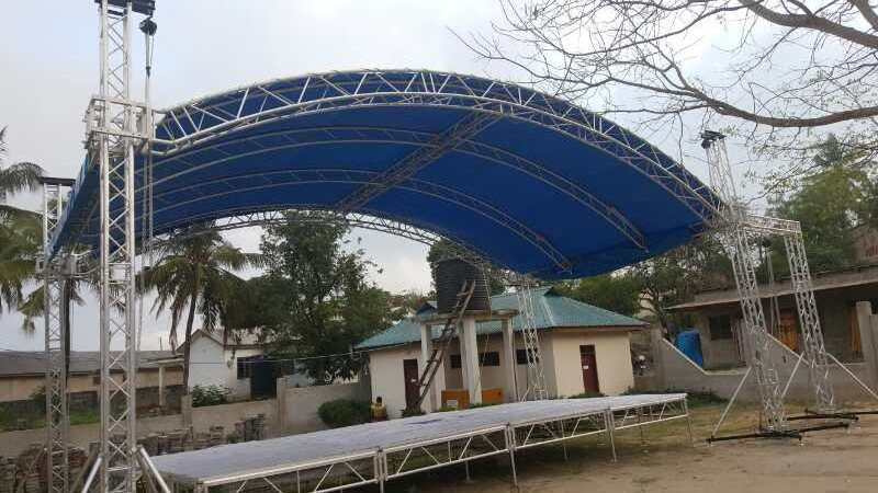 CE TUV SGS  aluminum truss system aluminum truss tower  with stage