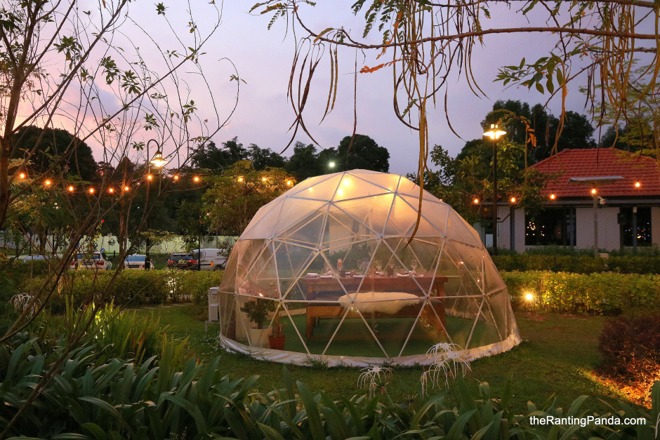 backyard 4m 5m transparent dome tent for outdoor restaurant dining room