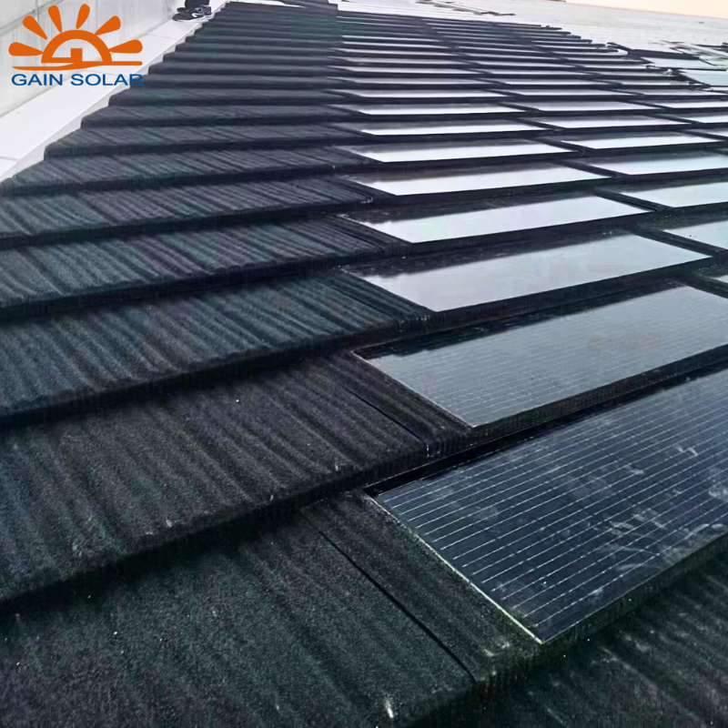 Professional Manufacturer Metal Roof Tile Mould Shingles Roof Tile That Generate Electricity