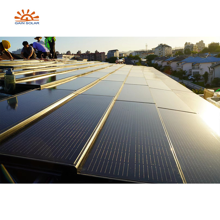 2023 new handcraft qualification services solar BIPV system manufacturers  double glass BIPV Smart/tuya/app/Blueto