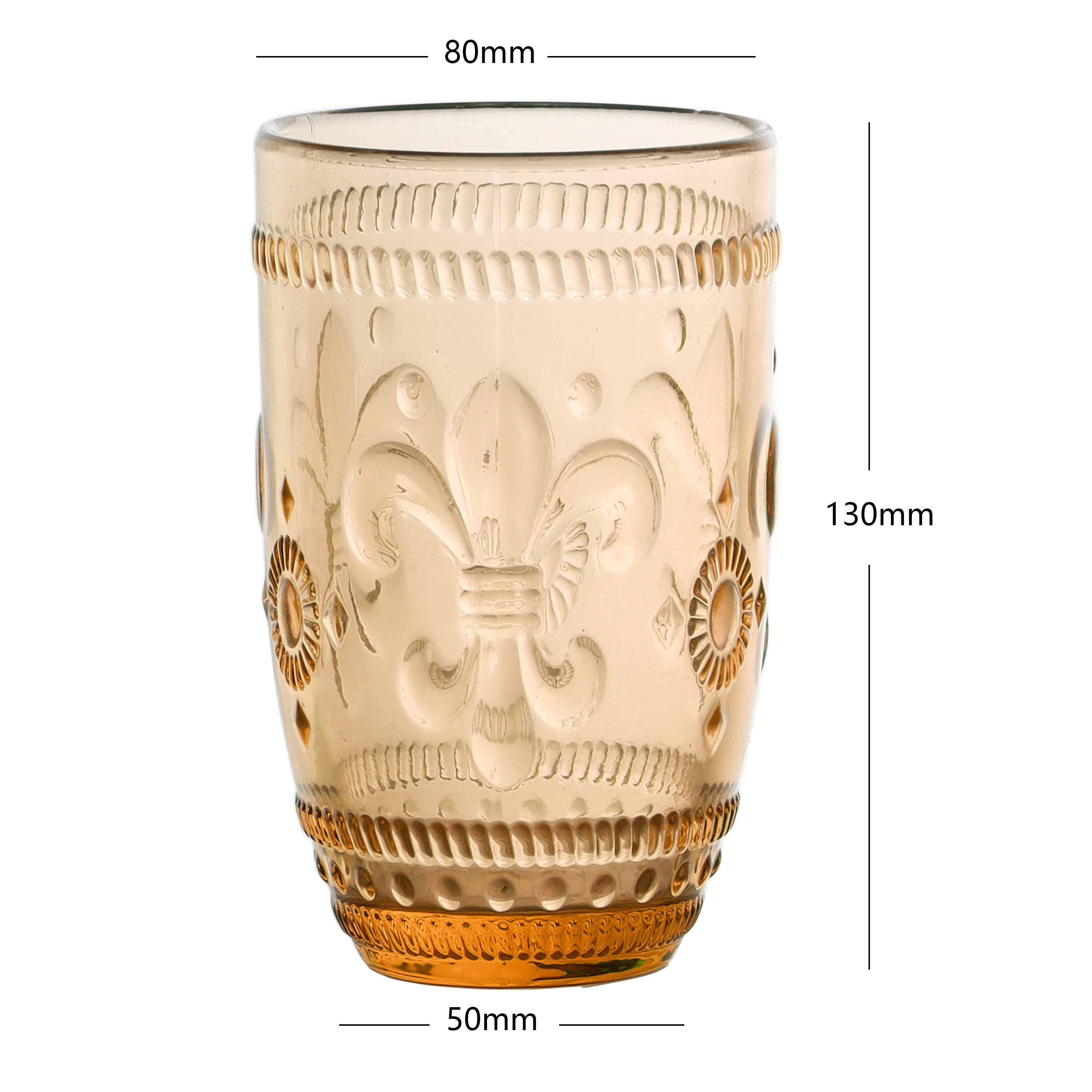 Cheap Factory Price embossed amber luster custom glassware cup set all size crystal wine glassware set custom oem colored thick