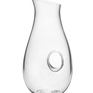 unique design fancy transparent glass pitcher