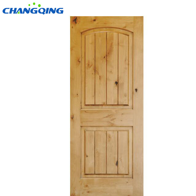 Knotty Alder Wood Interior & Exterior Full Solid Swing Multi Room Door 2P Sewing door