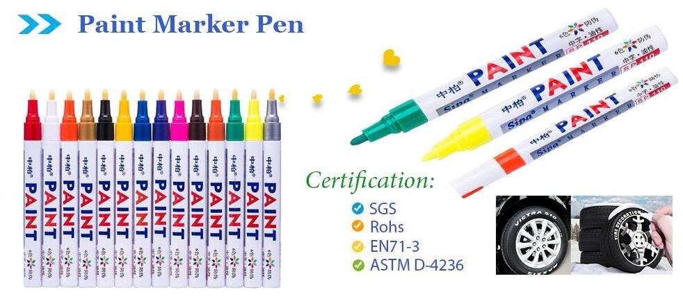 Permanent Waterproof paint marker pen Car Motorcycle Tyre Tire Tread Markers Marking Paint Pen