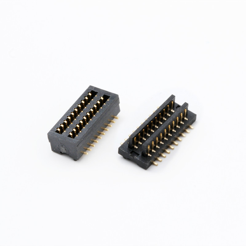 Male And Female Adapter 0.8 mm pitch  20Pin  height1.0-2.0-4.0mm male  connector plug BTB Connectors