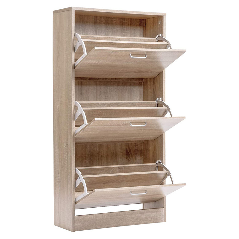 Ash Wood Multi Use Minimalist Thin Narrow 600 mm 2 Layer 3 Layer Oak Wall Mount Shoe Rack Shelf Cabinet  Price