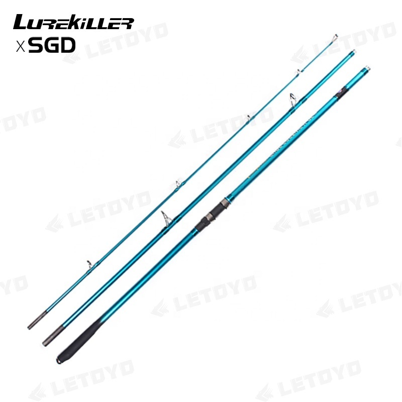 Lurekiller Surf Casting Fishing Rod 4.05m 4.2m 3 section 100-250g 200-400g Long Cast Beach Rod Carbon Rod Surf Japan Fuji