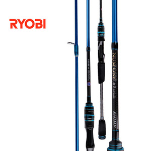 RYOBI JAPAN FUJI Guide Ring Fishing Rods 2 Section 1.98m 2.1m 2.4m L/ML/M Lure Rods Fishing Spinning Casting Rods