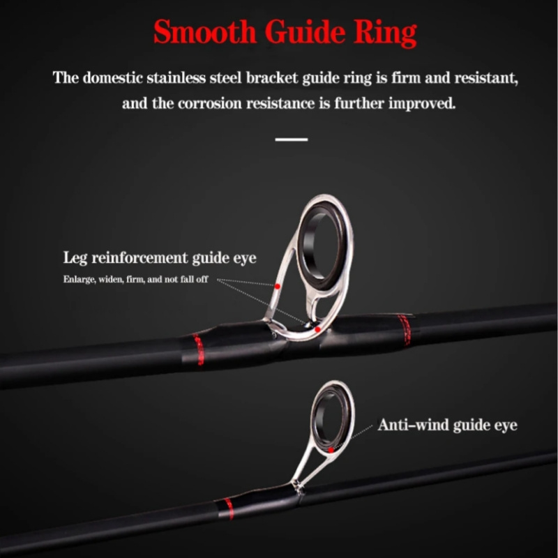 LETOYO Cheap 1.68m-2.7m Fishing Rod Spinning ML Lure Weight 4-20g Spinning Casting Rod Travel Fishing Rod And Reel Combo