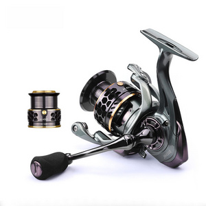 Fishing Reel JH1000-6000 4+1BB Shallow Deep 2 Spools Spinning Reel 5.2:1 High Speed 8kg Max Drag Saltwater Reel Fishing