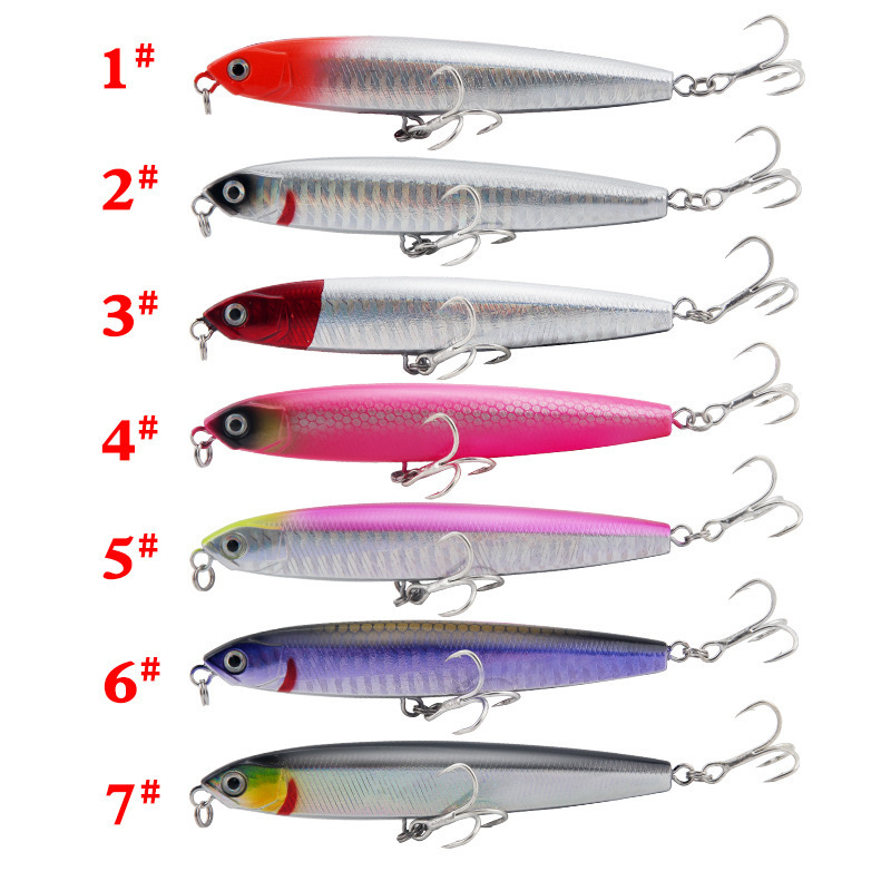 10g 14g 18g 24g Sinking Pencil Lure ABS Plastic Artificial Hard Pencil Lure Artificial Fishing Lures Iscas Poppers Rush