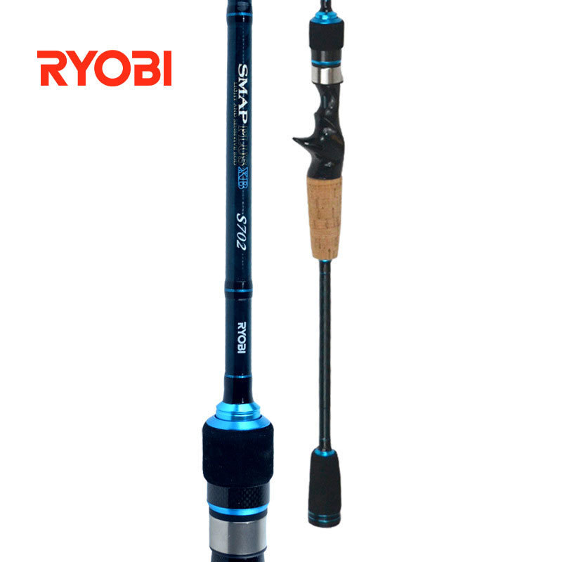 RYOBI 1.98m 2.1m 2.4m SMAP PLUS XB Telescopic Rod ML Casting Fishing Rod Spinning Rod