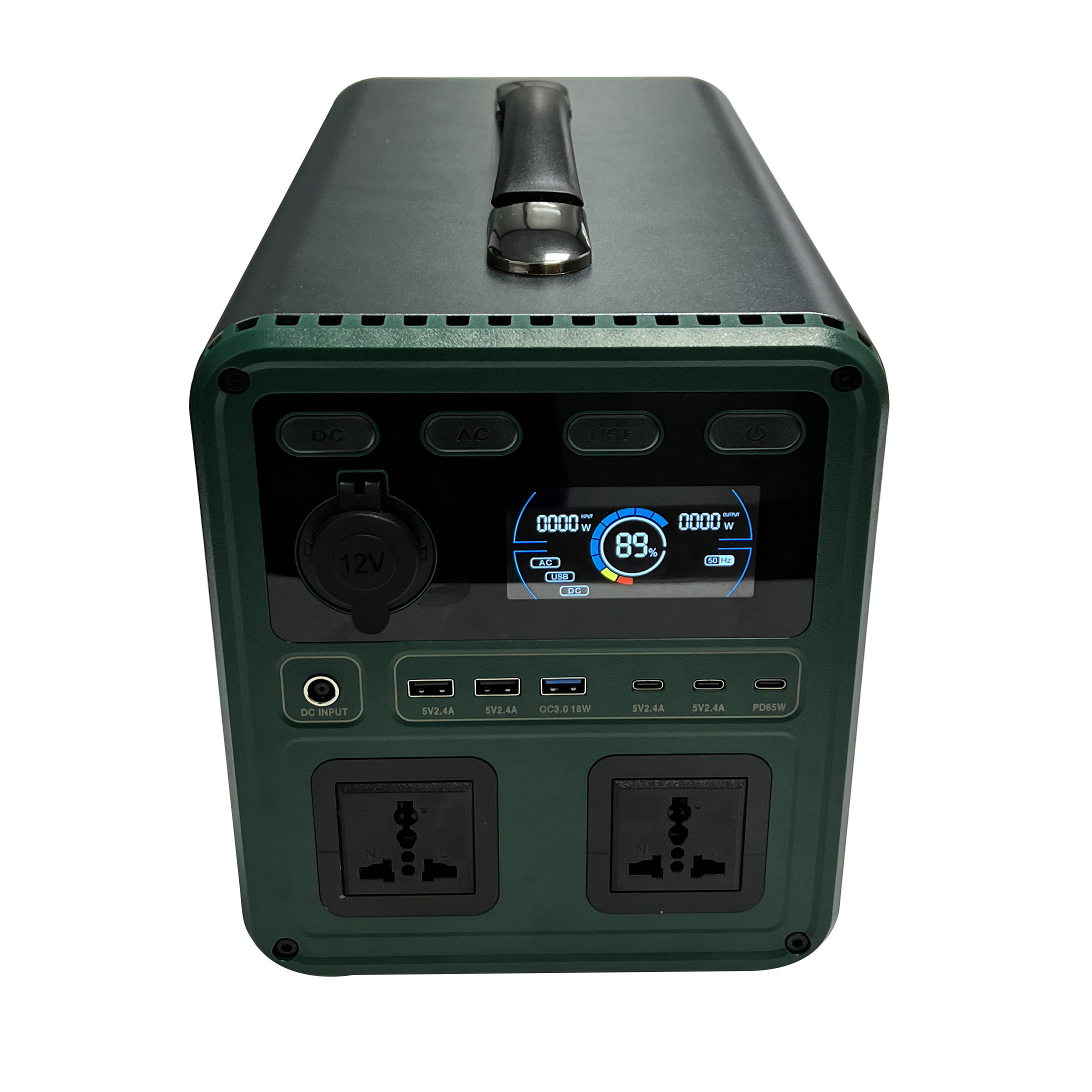 1200W Portable Power Station 1008Wh LiFePO4 Battery with AC Outlets DC and USB Ports Solar Generator for Outdoor Camping