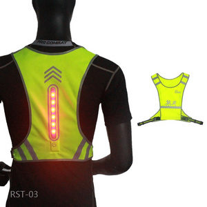 2023 Amazon Hot Cycling Sports Night Running Reflective Vest-Night Running Rechargeable Led Luminous Reflective Vest